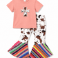 ILTEX Apparel Kids Clothing Cow Cross Serape Kids Outfit