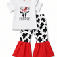 ILTEX Apparel Kids Clothing Cow 'Heifer Please' White Kids Outfit