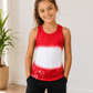 ILTEX Apparel Kids Clothing Dark Red / 2T Faux Bleached Tank Top - Kids