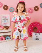 ILTEX Apparel Kids Clothing Donut Pom Pom Romper Kids