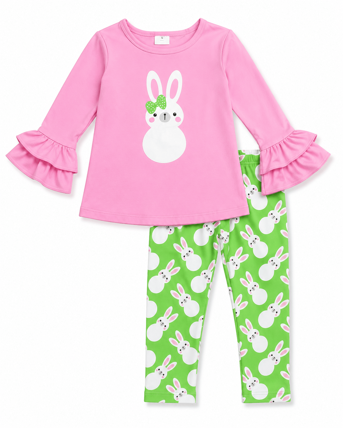 ILTEX Apparel Kids Clothing Easter Pink Green Bunny Outfit Kids