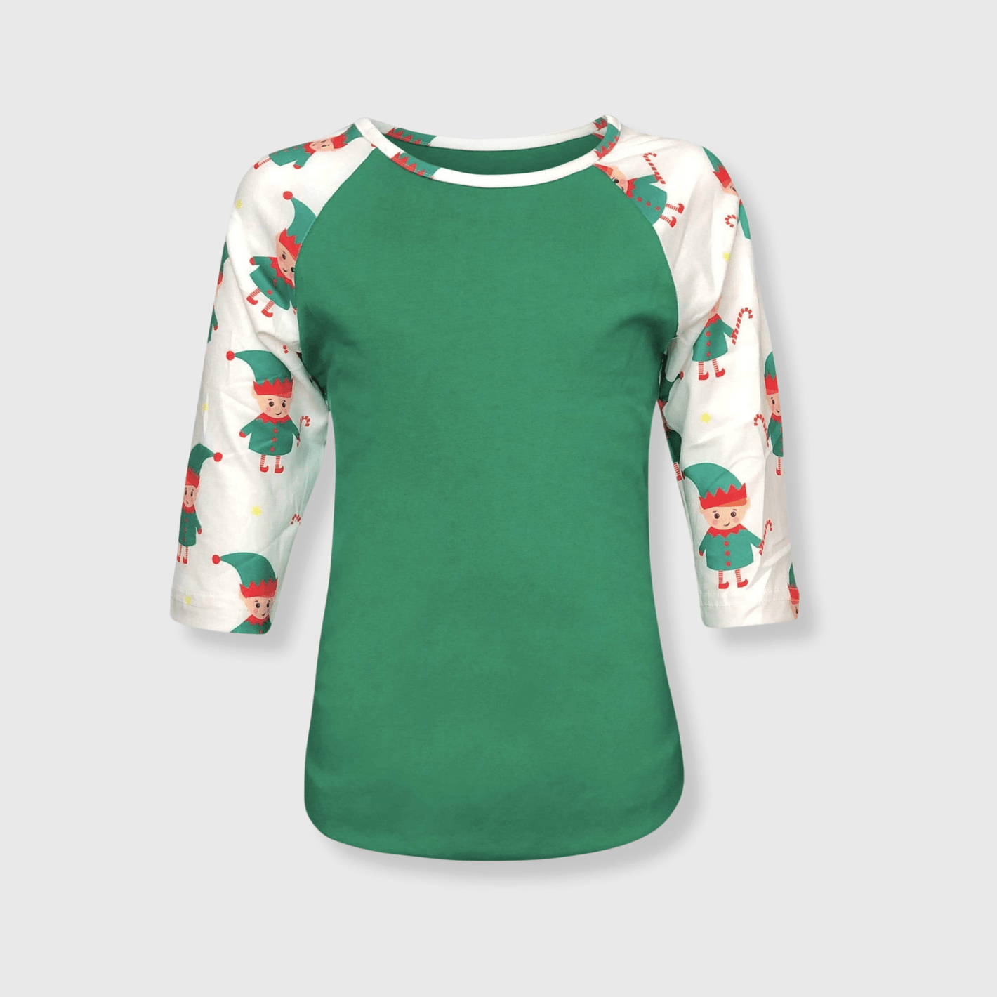 ILTEX Apparel Kids Clothing Elf Green Christmas Top Kids