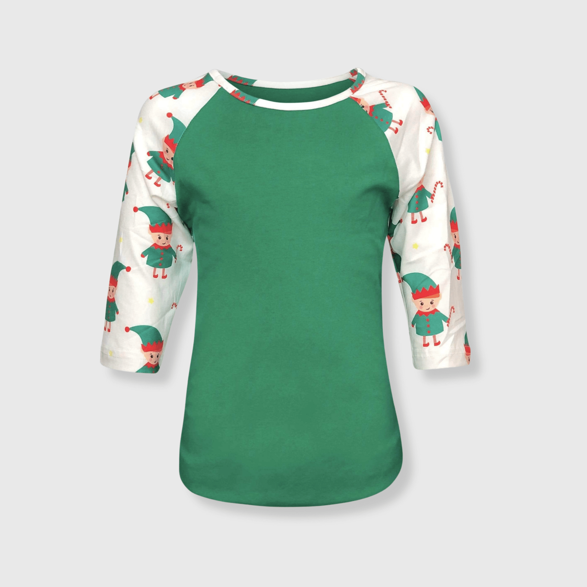 ILTEX Apparel Kids Clothing Elf Green Christmas Top Kids