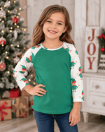 ILTEX Apparel Kids Clothing Elf Green Christmas Top Kids