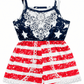 ILTEX Apparel Kids Clothing Fourth of July Lace Romper Kids