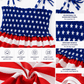 ILTEX Apparel Kids Clothing Girl's Ruched American Flag Sundress