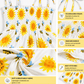 ILTEX Apparel Kids Clothing Girl's Ruched Sunflower Bee Sundress