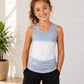 ILTEX Apparel Kids Clothing Gray / 2T Faux Bleached Tank Top - Kids