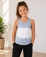 ILTEX Apparel Kids Clothing Gray / 2T Faux Bleached Tank Top - Kids