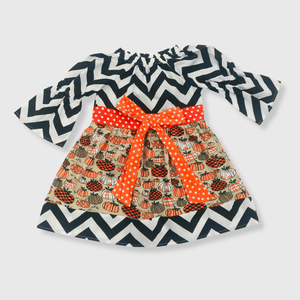 ILTEX Apparel Kids Clothing Halloween Dress Chevron Kids