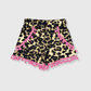 ILTEX Apparel Kids Clothing Hot Pink / 1-2 years Cheetah Pom Pom Shorts Kids