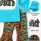 ILTEX Apparel Kids Clothing 'I am Blessed' Aztec Tiffany Outfit