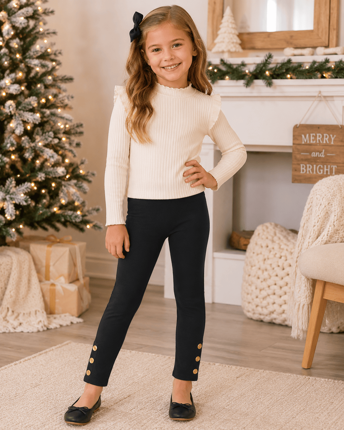 ILTEX Apparel Kids Clothing Kids Long Pants with Ankle Buttons