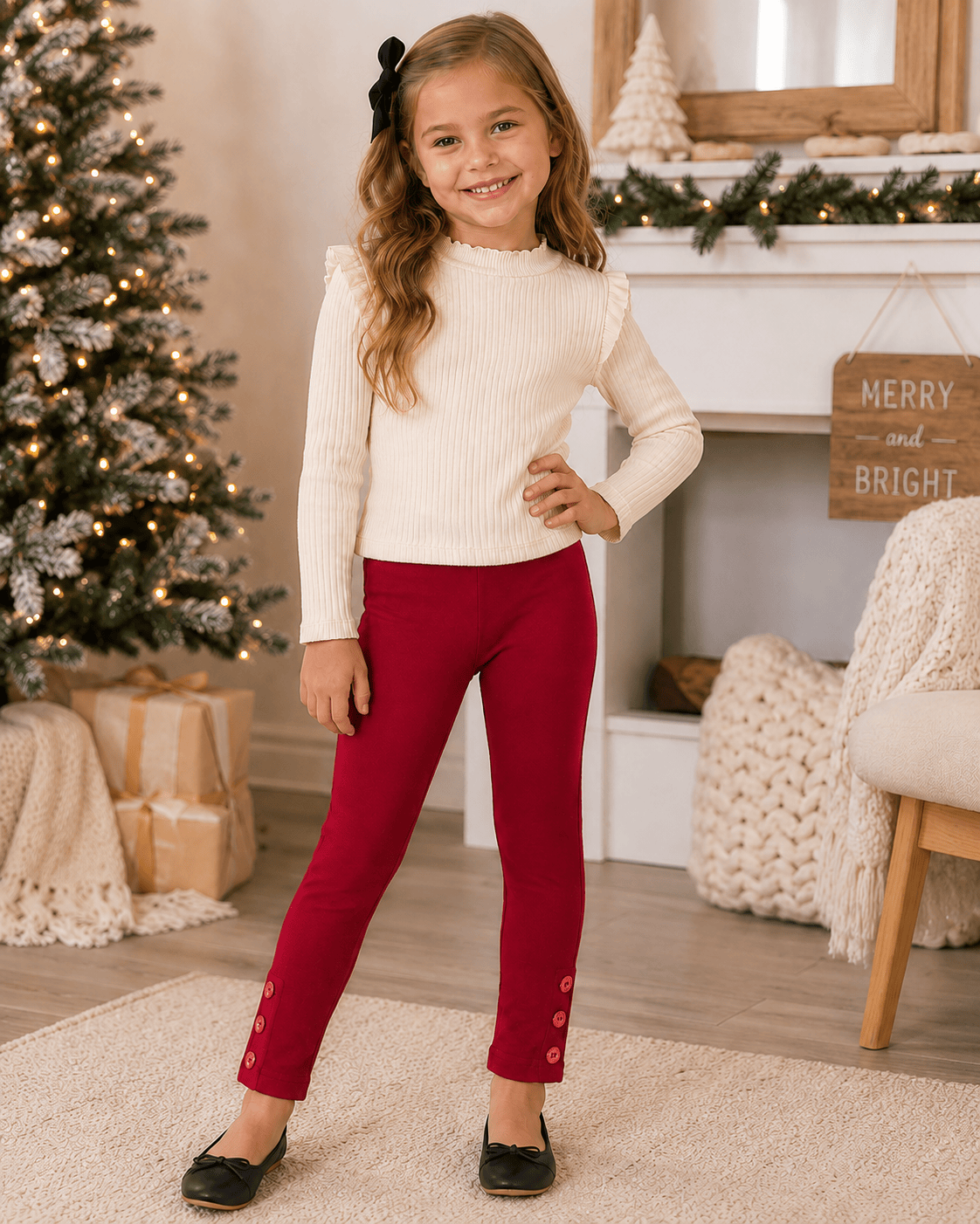 ILTEX Apparel Kids Clothing Kids Long Pants with Ankle Buttons