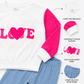 ILTEX Apparel Kids Clothing Love Valentine White Pink Outfit