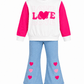 ILTEX Apparel Kids Clothing Love Valentine White Pink Outfit
