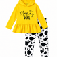 ILTEX Apparel Kids Clothing Mama's Girl Yellow Cow Outfit