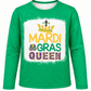 ILTEX Apparel Kids Clothing Mardi Gras Queen Green Kids Top