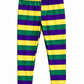 ILTEX Apparel Kids Clothing Mardi Gras Striped Leggings Kids
