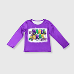 ILTEX Apparel Kids Clothing Mardi Gras y'all Purple Kids Top