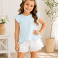 ILTEX Apparel Kids Clothing Mint / 1-2 years Ruffles Sleeveless Top Kids