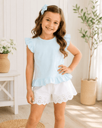 ILTEX Apparel Kids Clothing Mint / 1-2 years Ruffles Sleeveless Top Kids