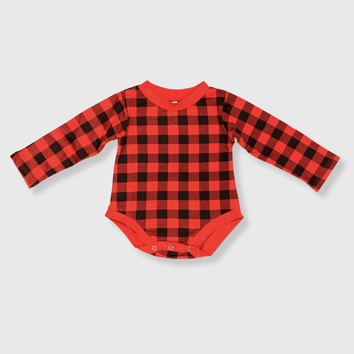 ILTEX Apparel Kids Clothing Plaid Red Toddler Onesie
