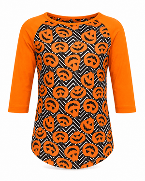 ILTEX Apparel Kids Clothing Pumpkin Body Orange Halloween Top Kids