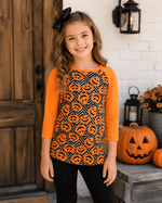 ILTEX Apparel Kids Clothing Pumpkin Body Orange Halloween Top Kids