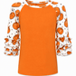 ILTEX Apparel Kids Clothing Pumpkin Ruffle Top Mommy & Me Kids