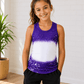 ILTEX Apparel Kids Clothing Purple / 2T Faux Bleached Tank Top - Kids