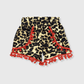 ILTEX Apparel Kids Clothing Red / 1-2 years Cheetah Pom Pom Shorts Kids