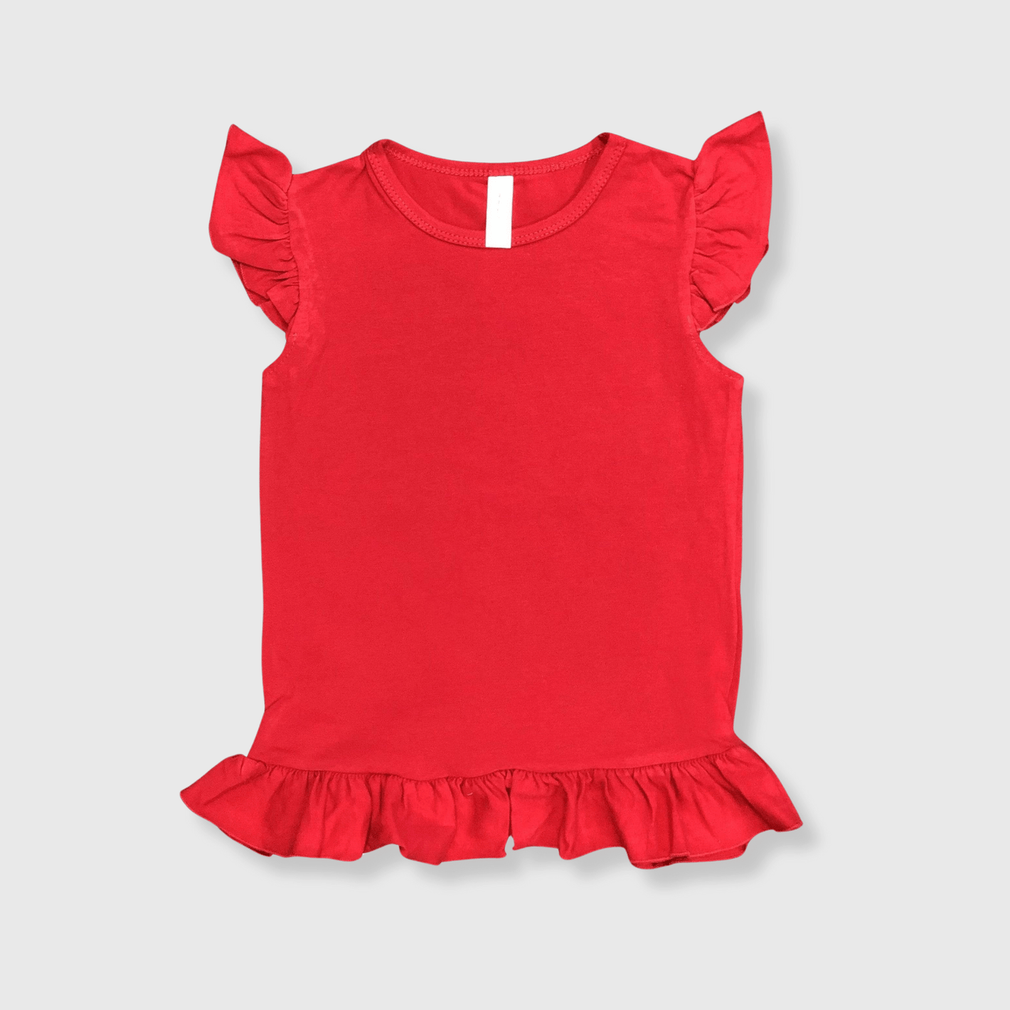 ILTEX Apparel Kids Clothing Red / 1-2 years Ruffles Sleeveless Top Kids