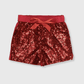 ILTEX Apparel Kids Clothing Red / 6-12 Months Sequin Shorts Kids