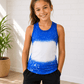 ILTEX Apparel Kids Clothing Royal Blue / 2T Faux Bleached Tank Top - Kids
