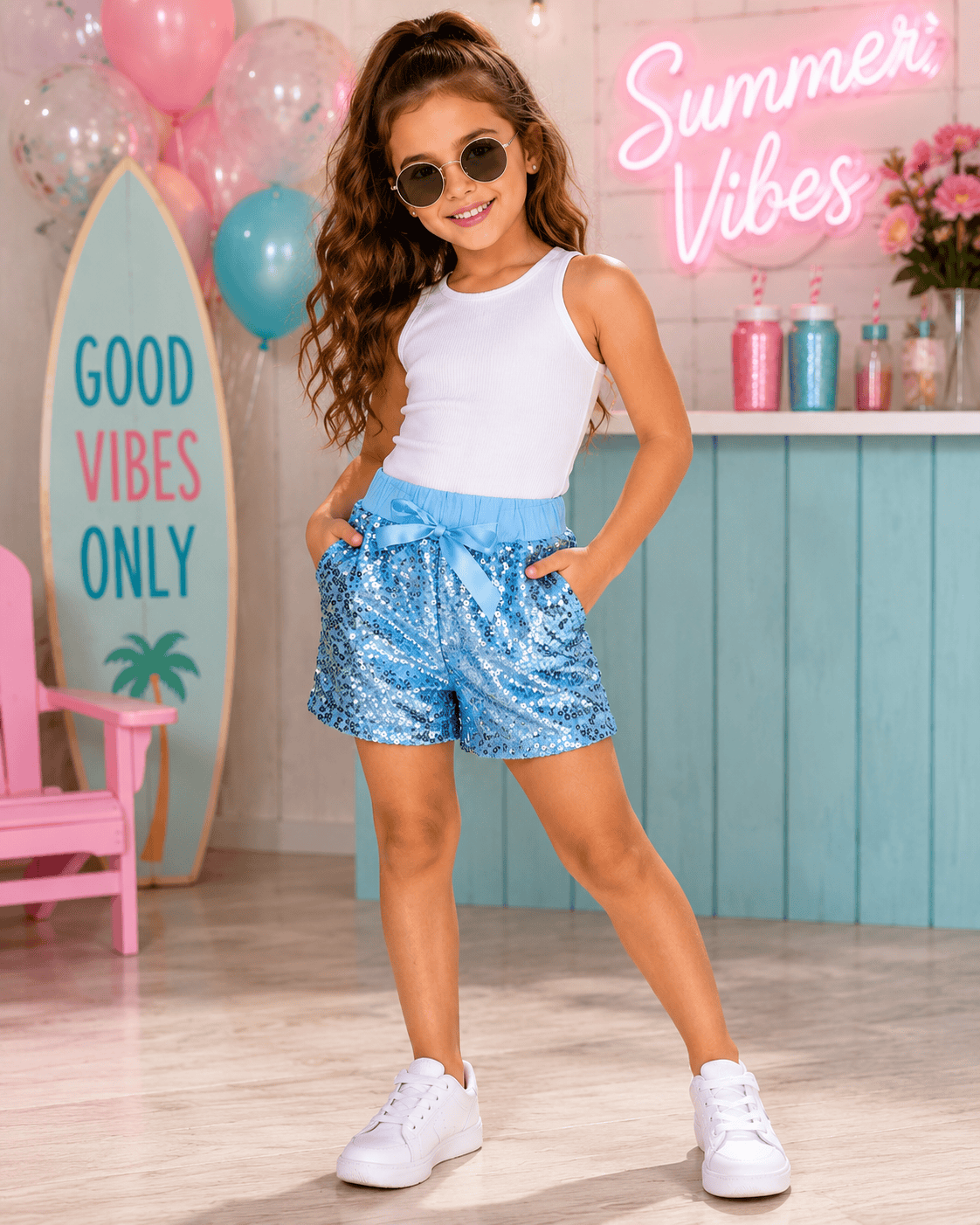 ILTEX Apparel Kids Clothing Sequin Shorts Kids