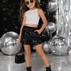 Sequin Shorts Kids - Black