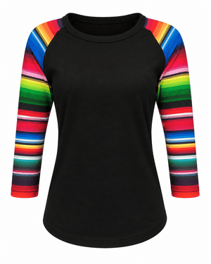 ILTEX Apparel Kids Clothing Serape Print Top Kids