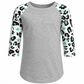 ILTEX Apparel Kids Clothing Shamrock Cheetah St. Patricks Polyester Top Kids
