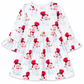 ILTEX Apparel Kids Clothing Snowman White Christmas Dress