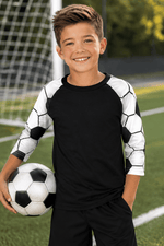 ILTEX Apparel Kids Clothing Soccer Sleeve Raglan Kids