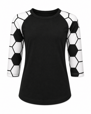 ILTEX Apparel Kids Clothing Soccer Sleeve Raglan Kids