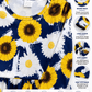 ILTEX Apparel Kids Clothing Sunflower Daisy Navy Dress Kids