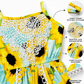ILTEX Apparel Kids Clothing Sunflower Lace Romper Kids