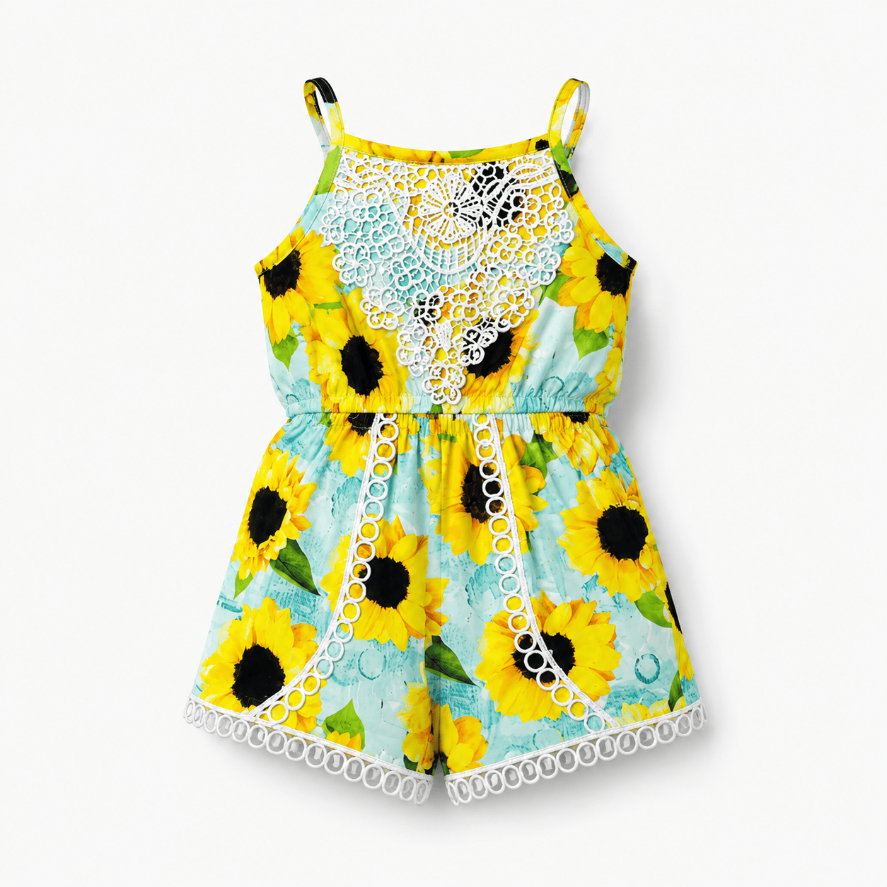 ILTEX Apparel Kids Clothing Sunflower Lace Romper Kids