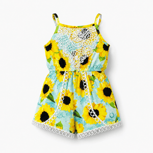 ILTEX Apparel Kids Clothing Sunflower Lace Romper Kids