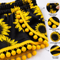 ILTEX Apparel Kids Clothing Sunflower Pom Pom Shorts Kids