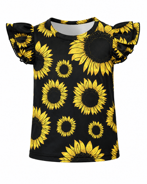 ILTEX Apparel Kids Clothing Sunflower Ruffle Sleeveless Top Kids