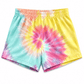 ILTEX Apparel Kids Clothing Tie Dye Elastic Shorts Magenta Mint  - Youth