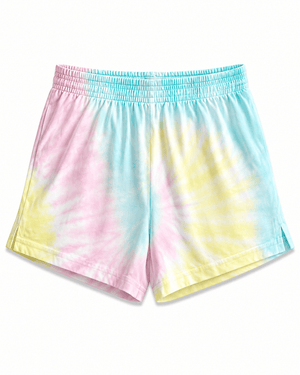 ILTEX Apparel Kids Clothing Tie Dye Elastic Shorts Sherbet Swirl  - Youth